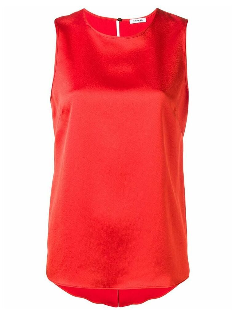 P.A.R.O.S.H. satin top - Red