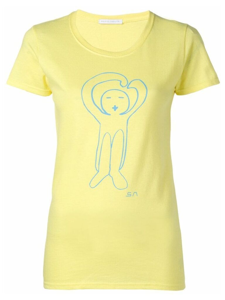 Société Anonyme logo T-shirt - Yellow