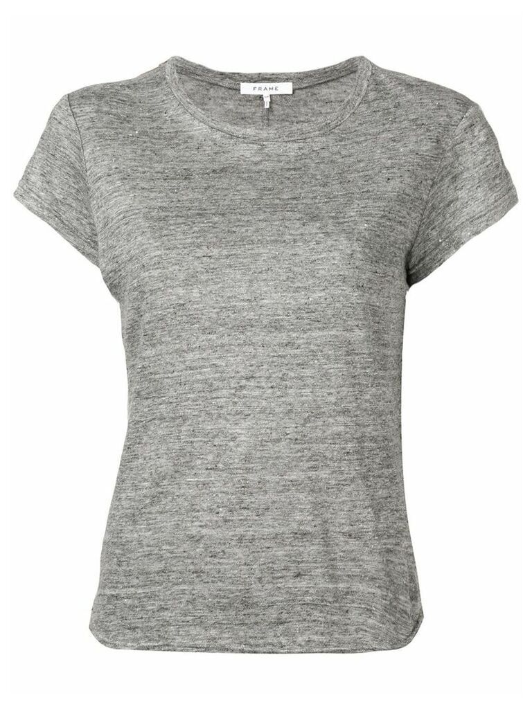 FRAME round neck marl T-shirt - Grey
