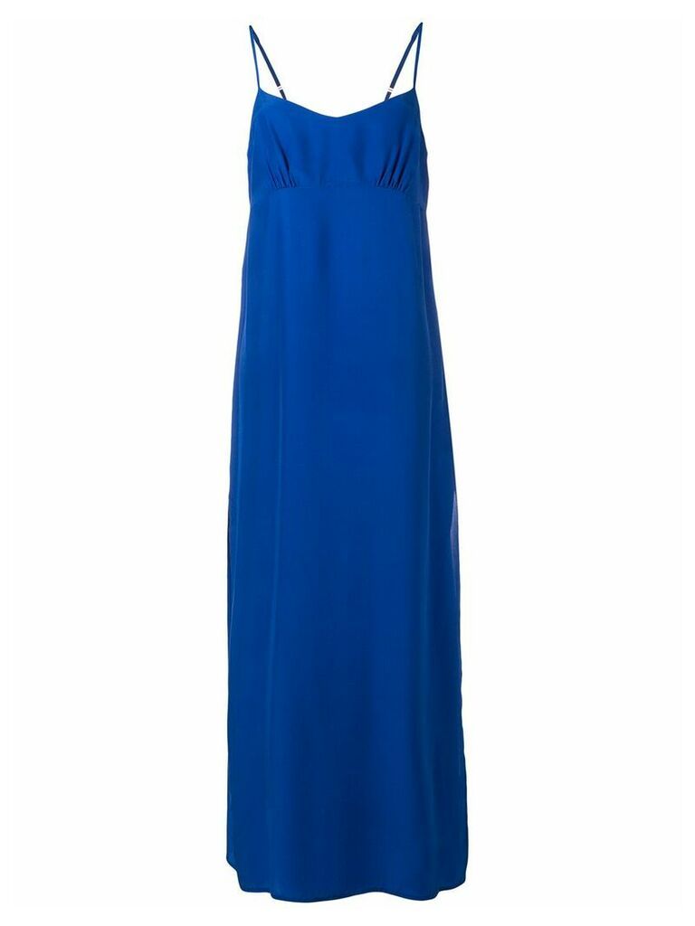 P.A.R.O.S.H. long slip style dress - Blue