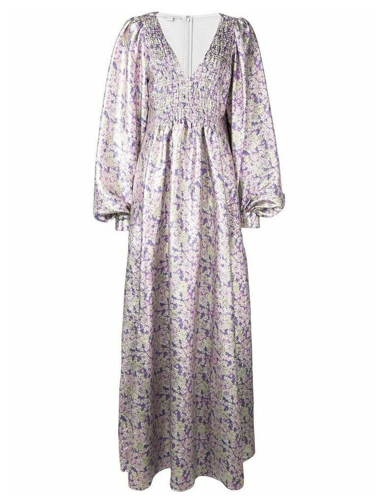 Stella McCartney floral print evening dress - PURPLE