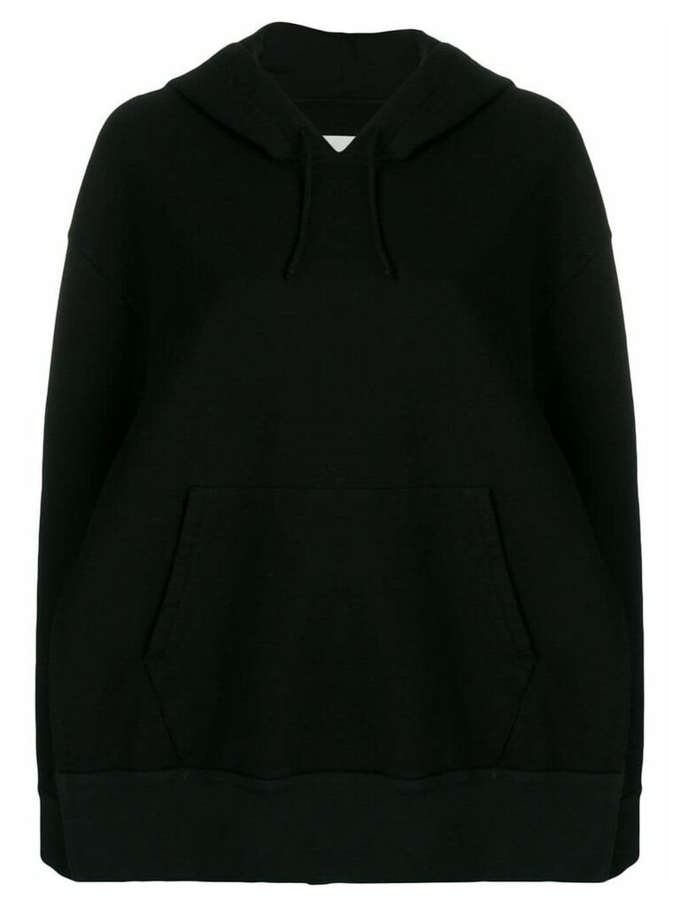 Maison Margiela side slit hoodie - Black
