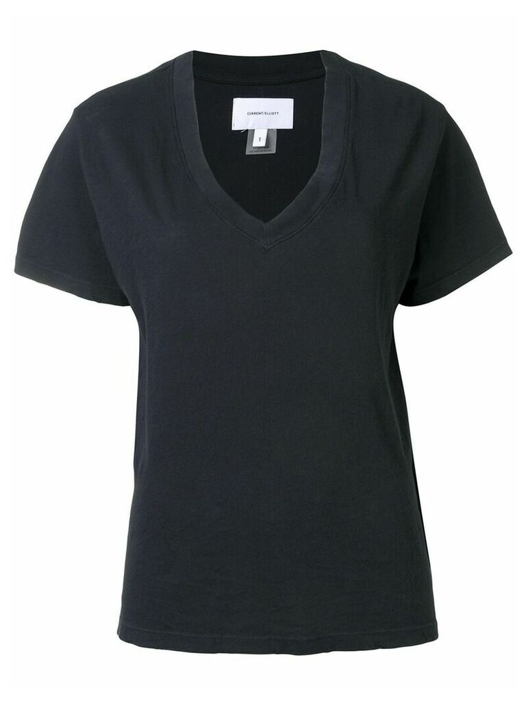 Current/Elliott V-neck T-shirt - Black