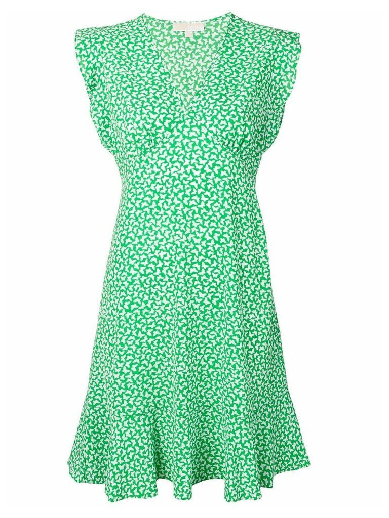 Michael Michael Kors butterfly print dress - Green