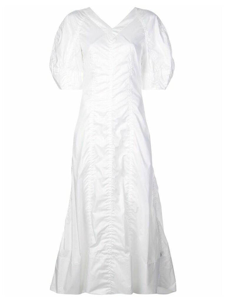 Sonia Rykiel puff sleeve dress - White
