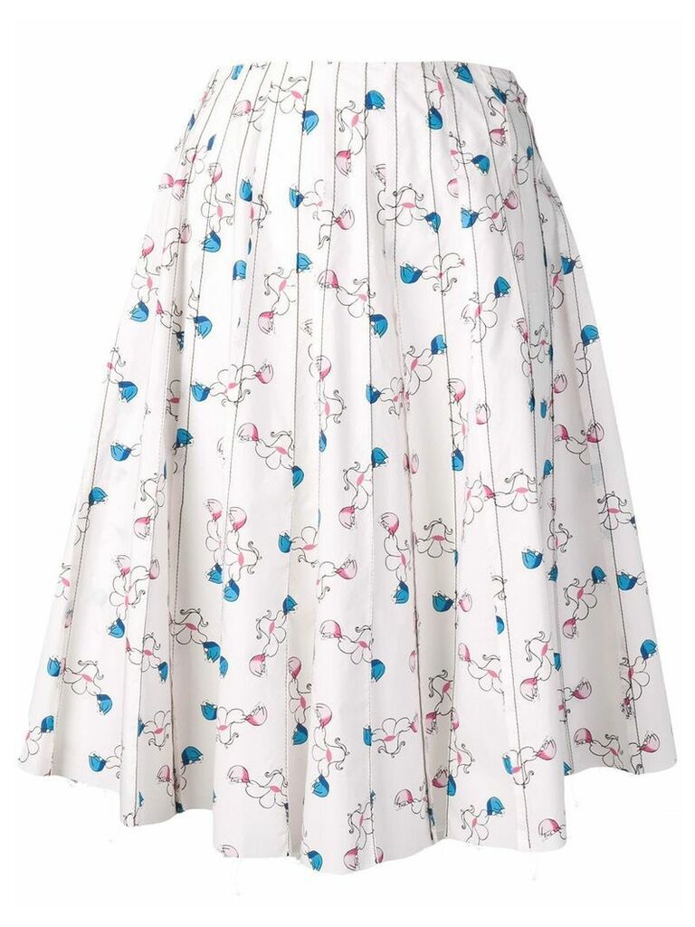 Marni floral skirt - PURPLE
