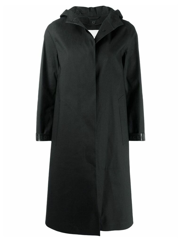 Mackintosh CHRYSTON Black Bonded Cotton Hooded Coat LR-1002D
