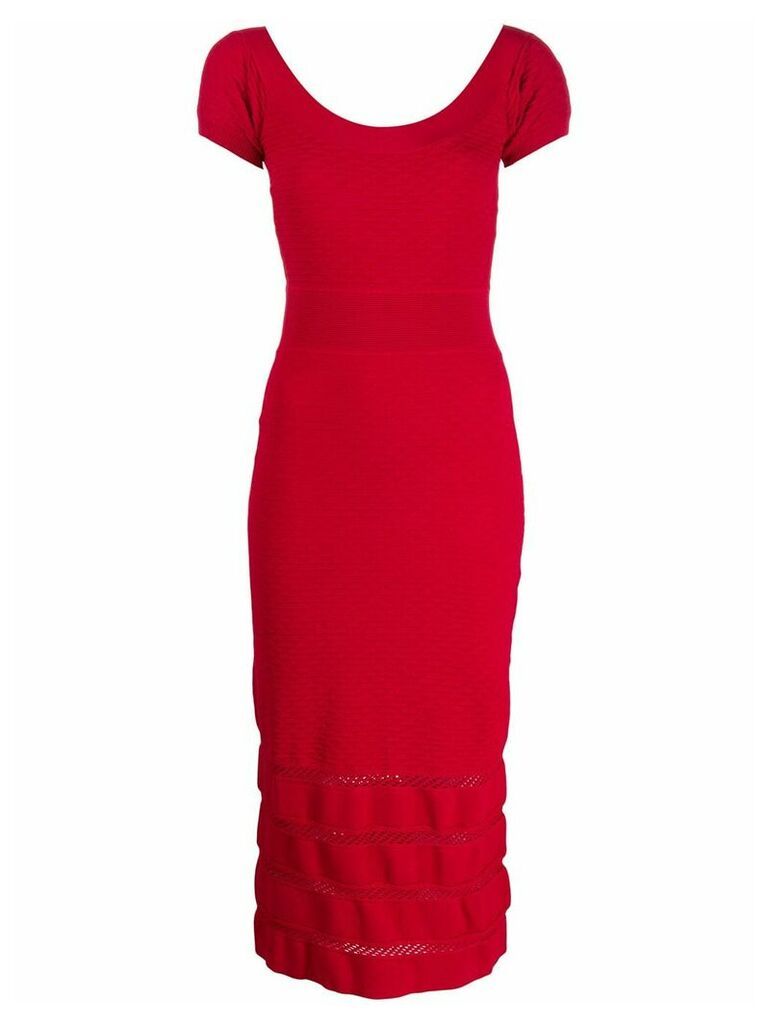 Temperley London Kasha knit dress - Red