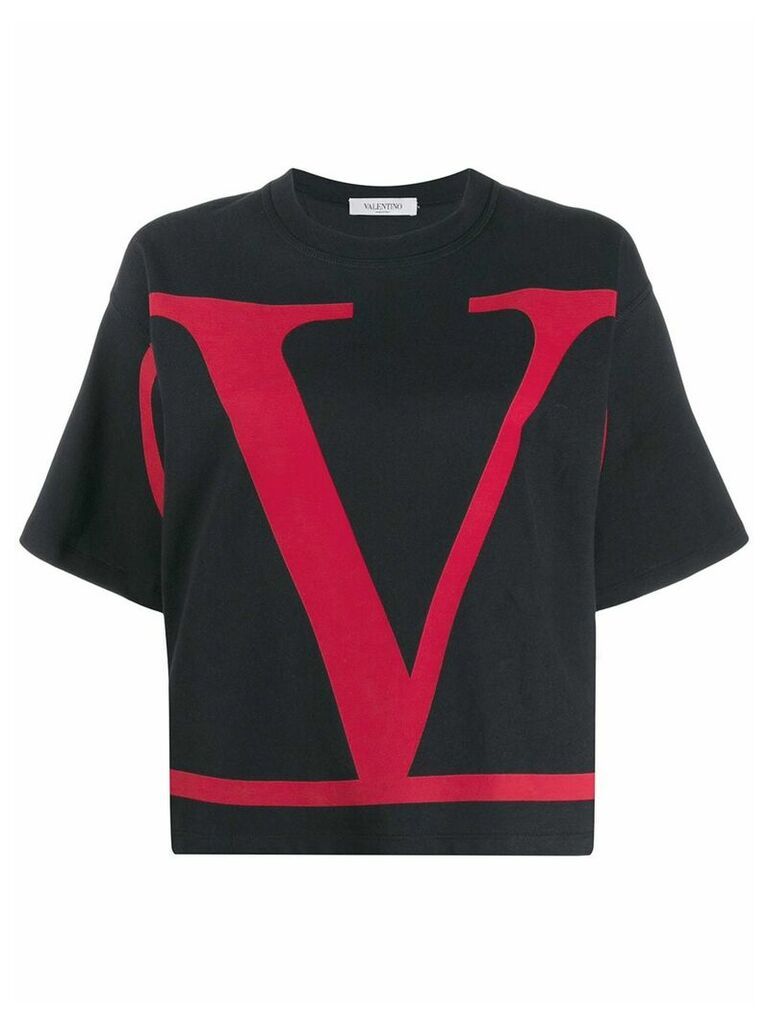 Valentino VLOGO printed T-shirt - Black