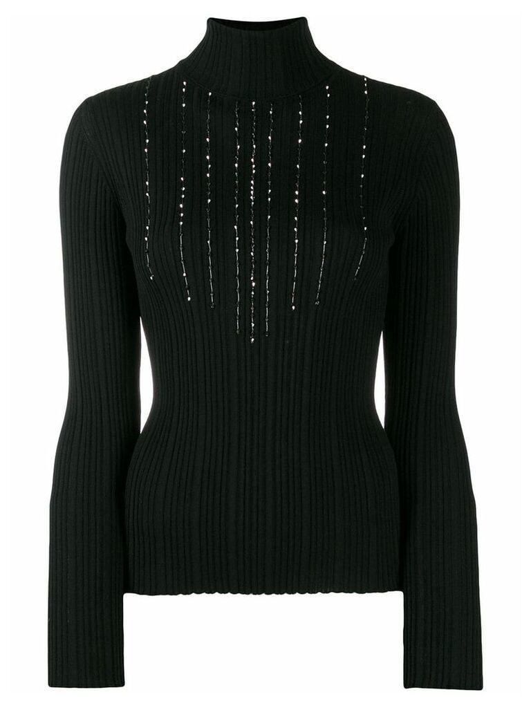 Blumarine knitted sweatshirt - Black