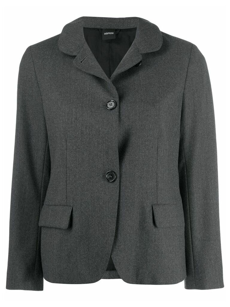 Aspesi fitted blazer - Grey