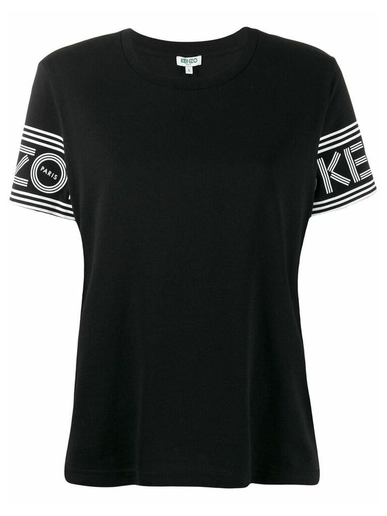 Kenzo logo sleeve T-shirt - Black