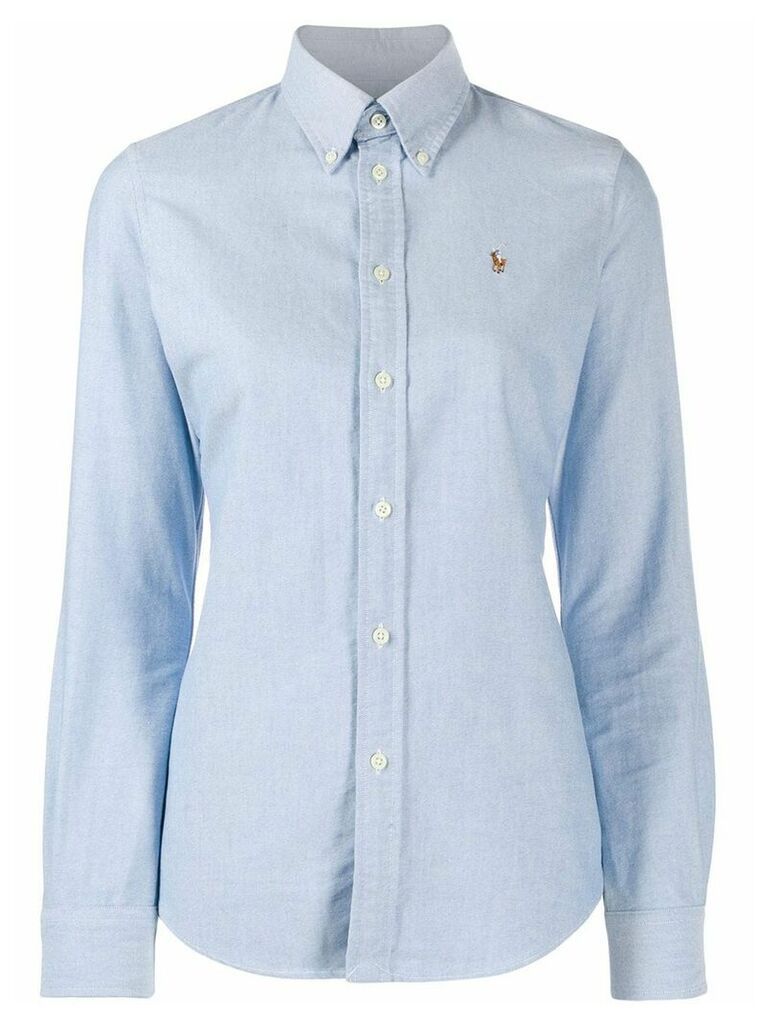 Polo Ralph Lauren logo embroidered shirt - Blue