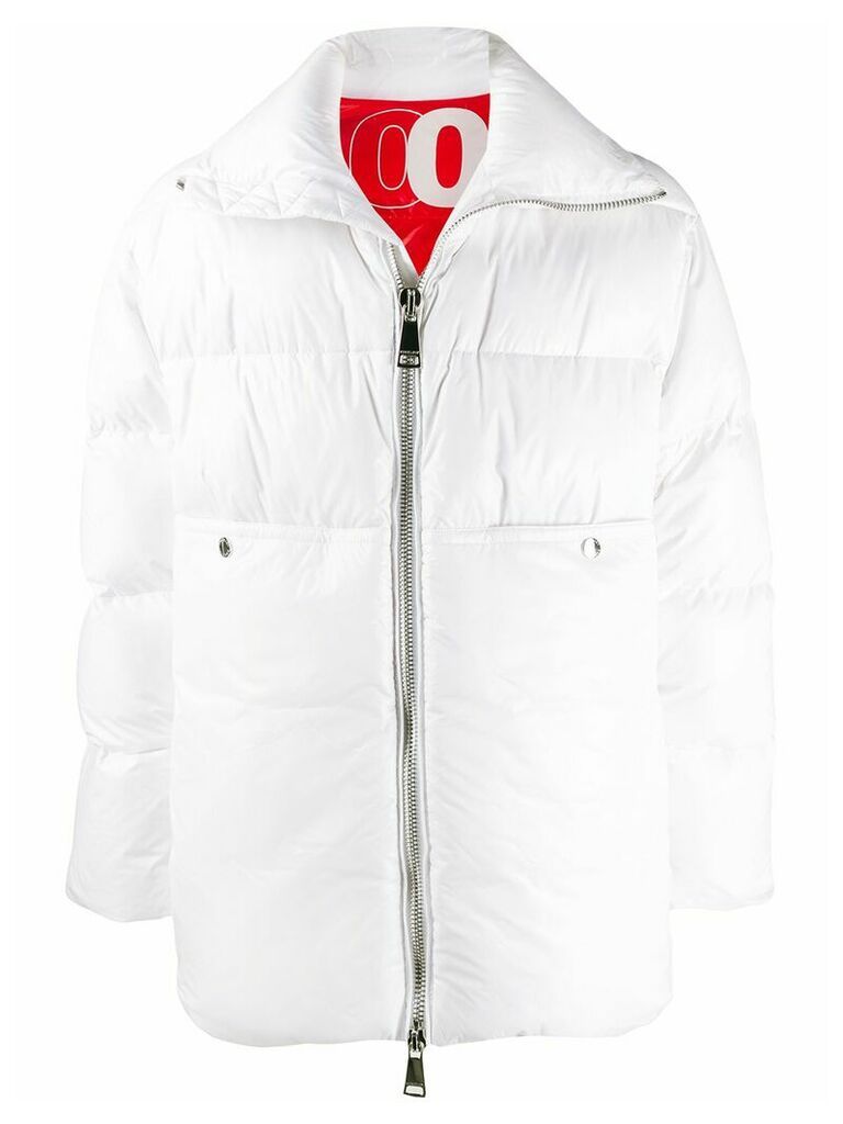 Khrisjoy quilted padded coat - White