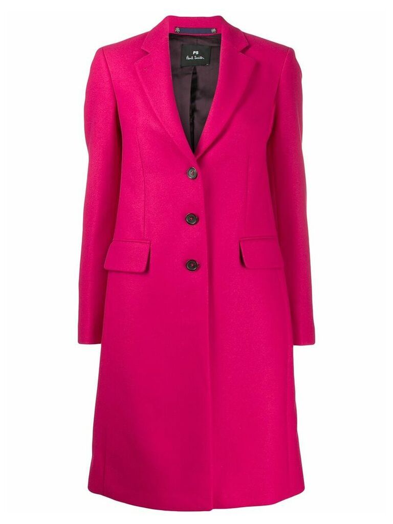 PS Paul Smith single breasted coat - PINK