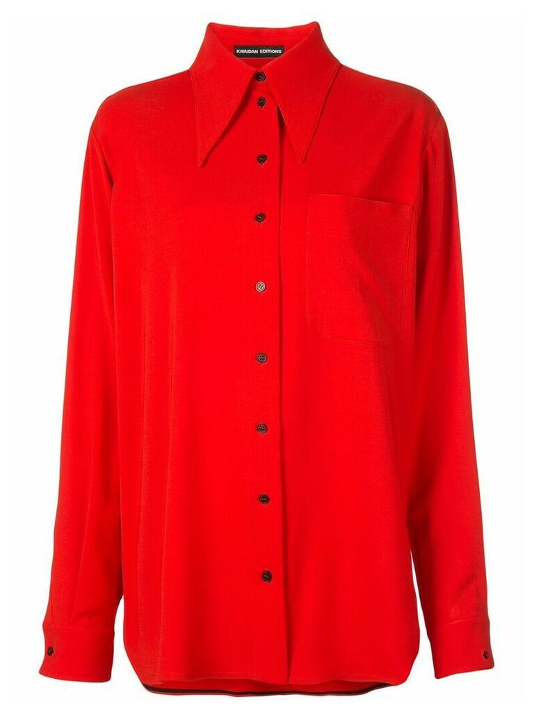 Kwaidan Editions oversized shirt - Red