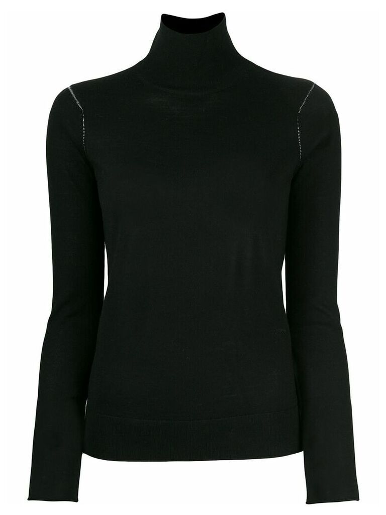 Joseph turtle neck knitted sweater - Black