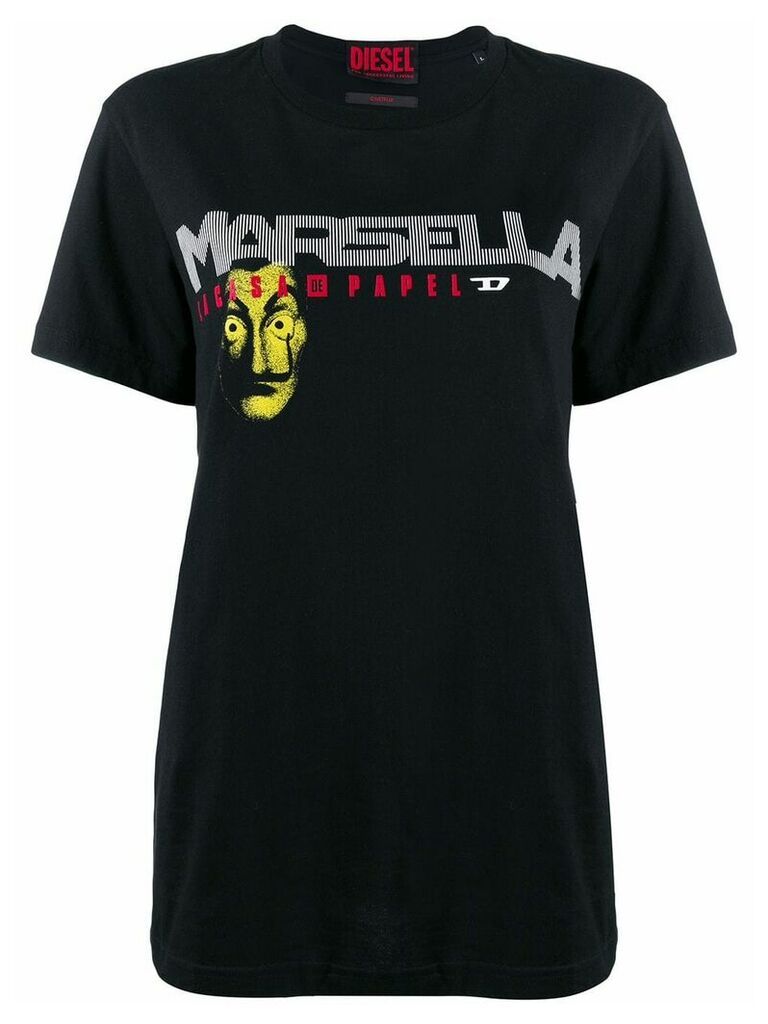 Diesel Marsella print T-shirt - Black
