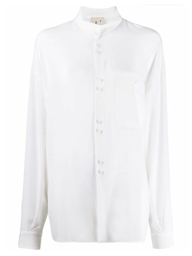 L'Autre Chose button down shirt - White