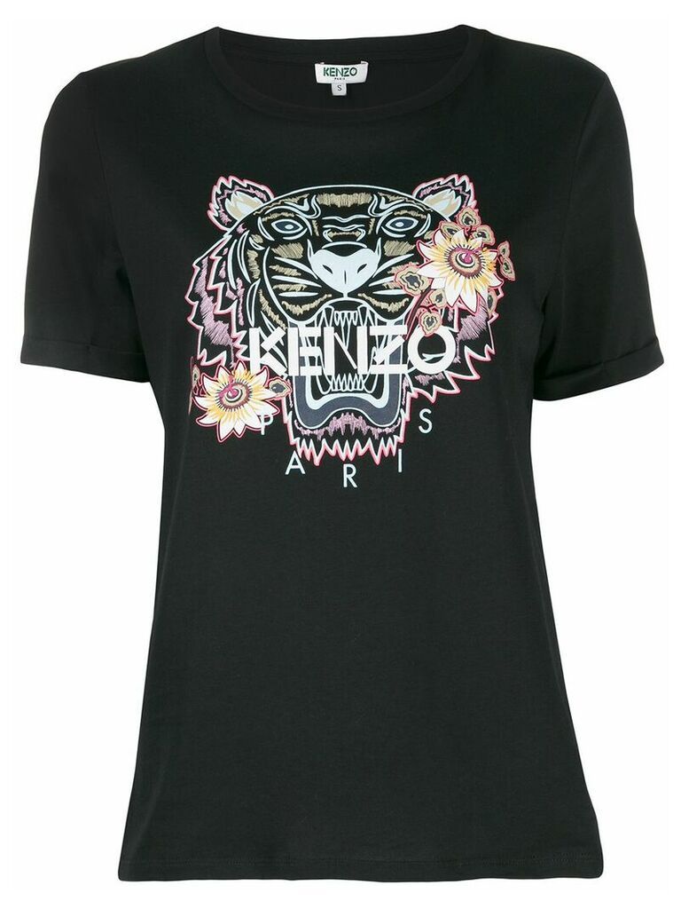 Kenzo printed tiger T-shirt - Black