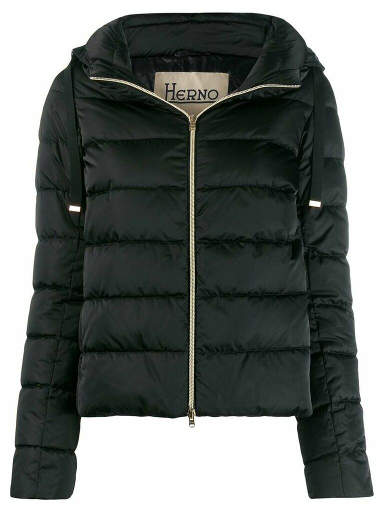 Herno hooded padded jacket - Black