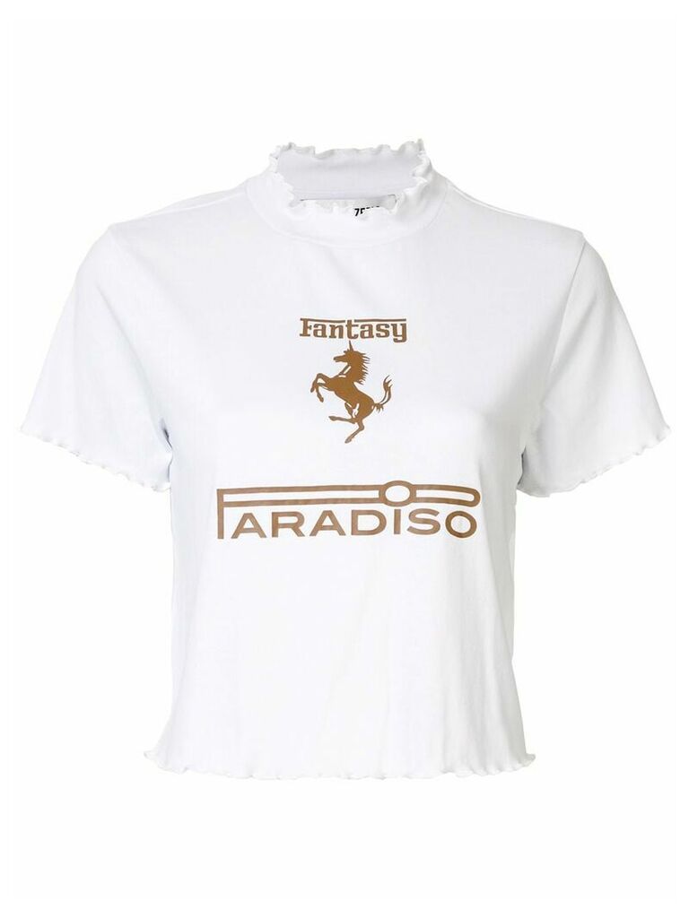 Ground Zero Fantasy Paradiso print T-shirt - White