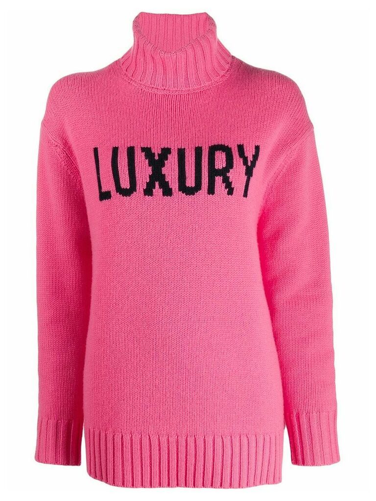 Chinti and Parker roll neck jumper - PINK