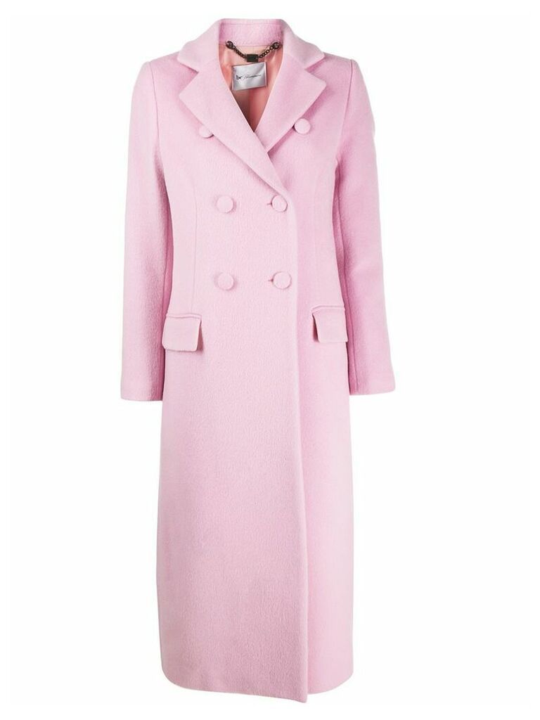 be blumarine double breasted coat - PINK