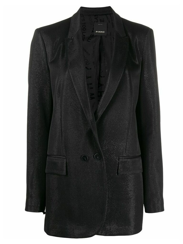 Pinko front buttoned blazer - Black