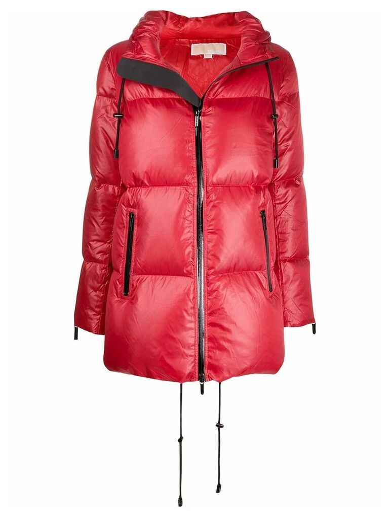 Michael Michael Kors zipped padded coat - Red