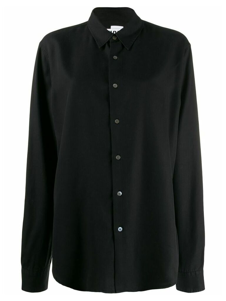 Hope plain button shirt - Black
