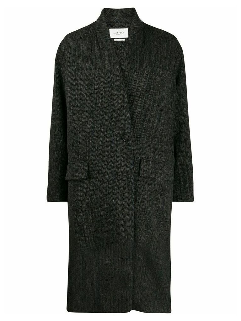 Isabel Marant Étoile oversized single-breasted coat - Black