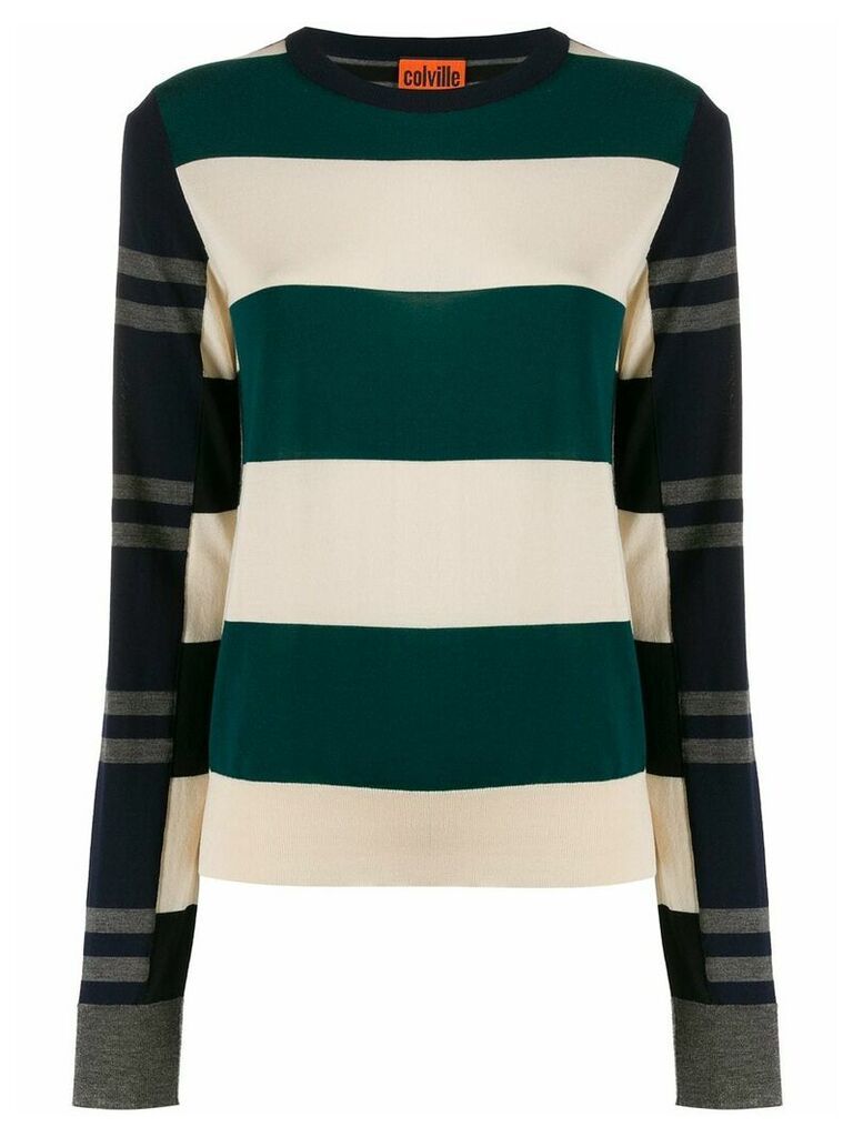 colville striped color-block sweater - Neutrals