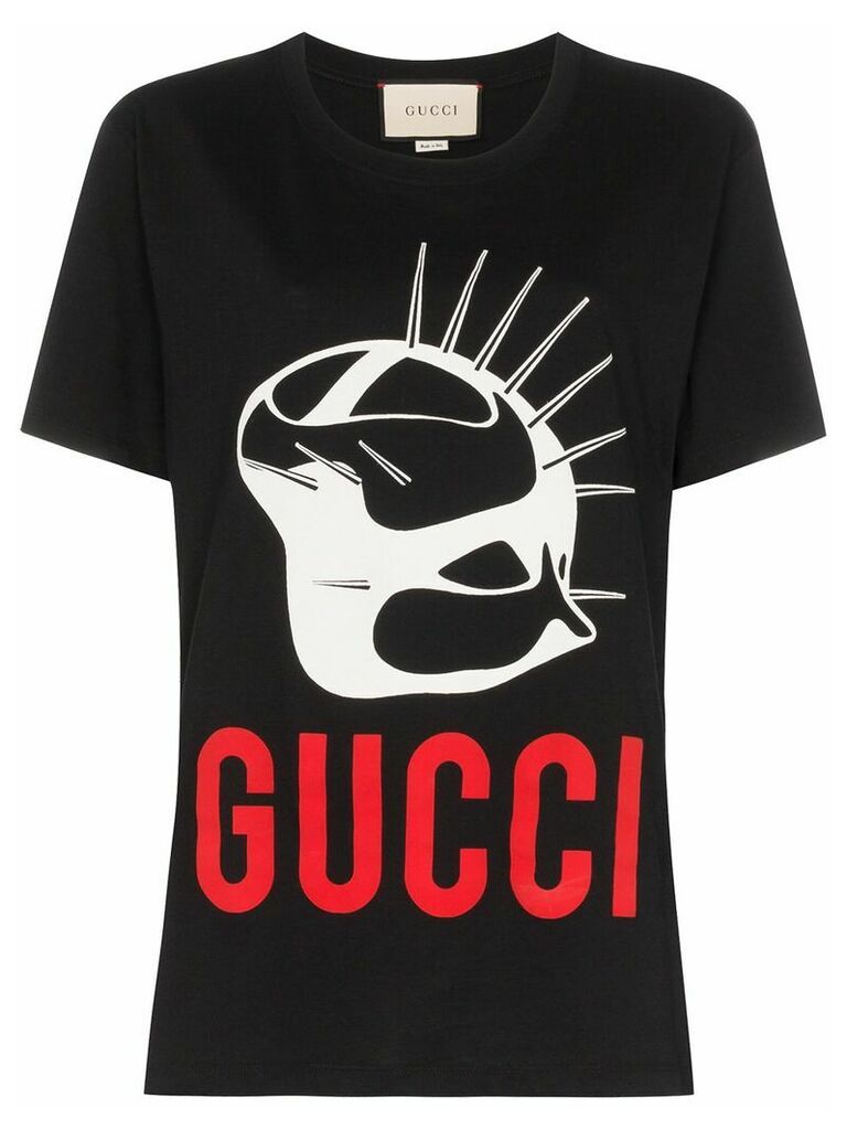 Gucci Mask print logo T-shirt - Black
