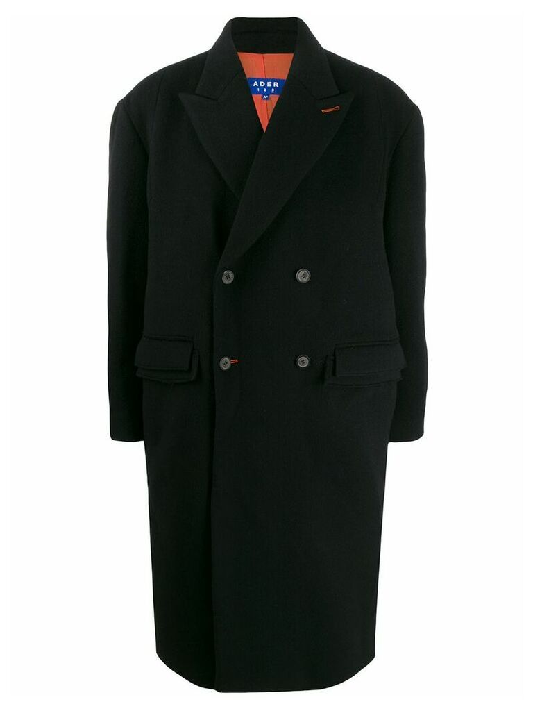 Ader Error long boxy fit coat - Black