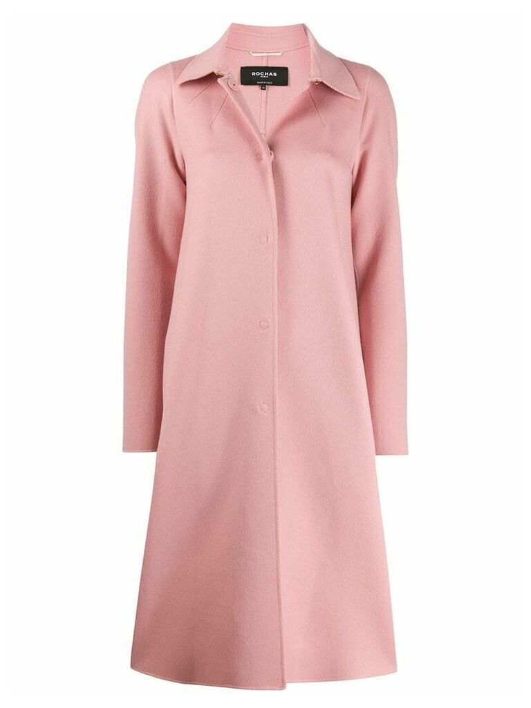 Rochas single breasted coat - PINK