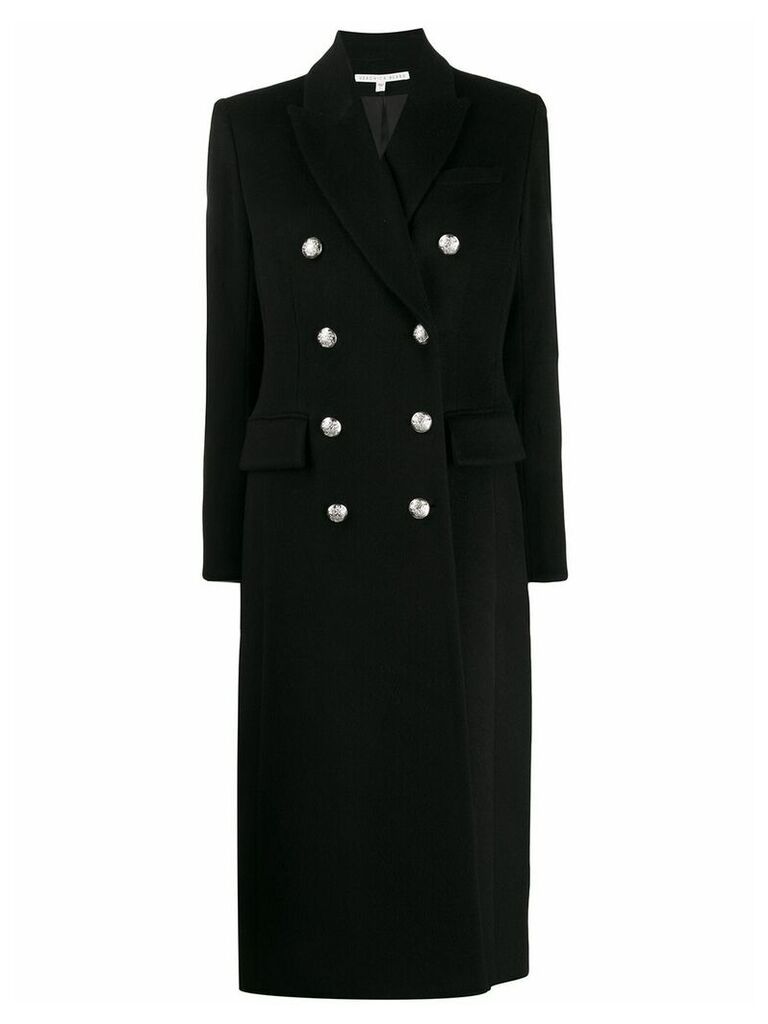 Veronica Beard fitted double buttoned coat - Black