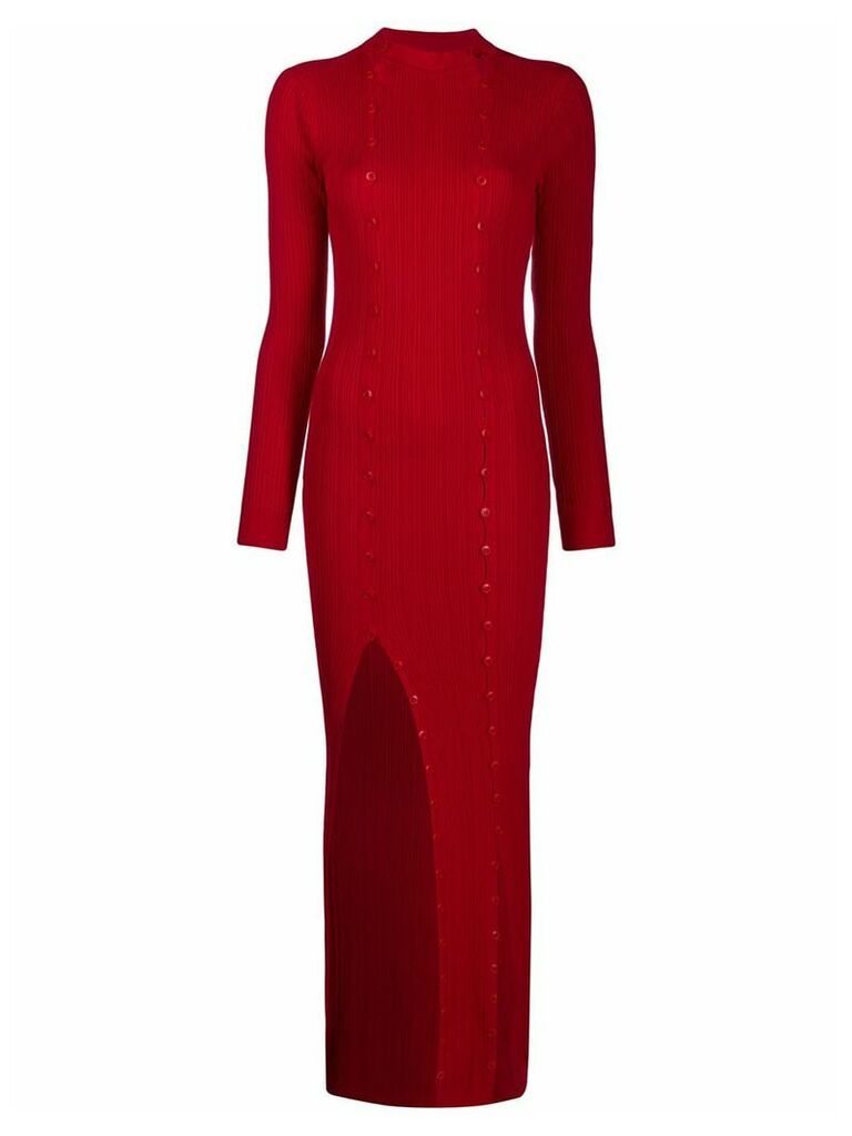 Jacquemus La Robe Maille Azur dress - Red