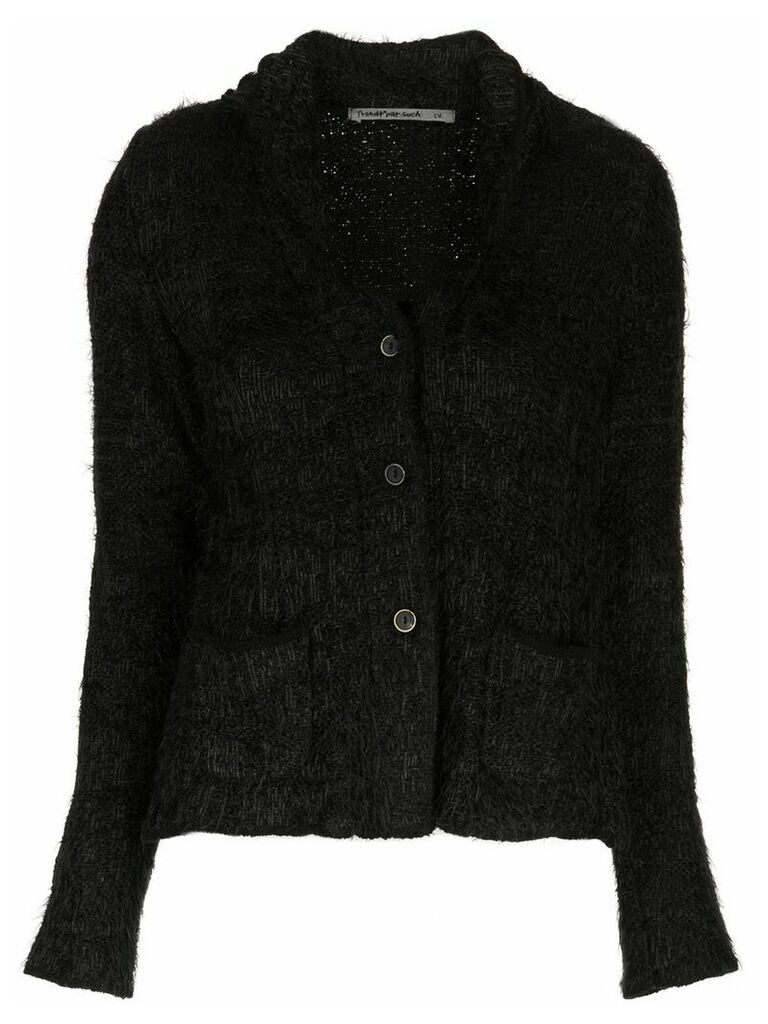 Transit single-breasted fitted blazer - Black