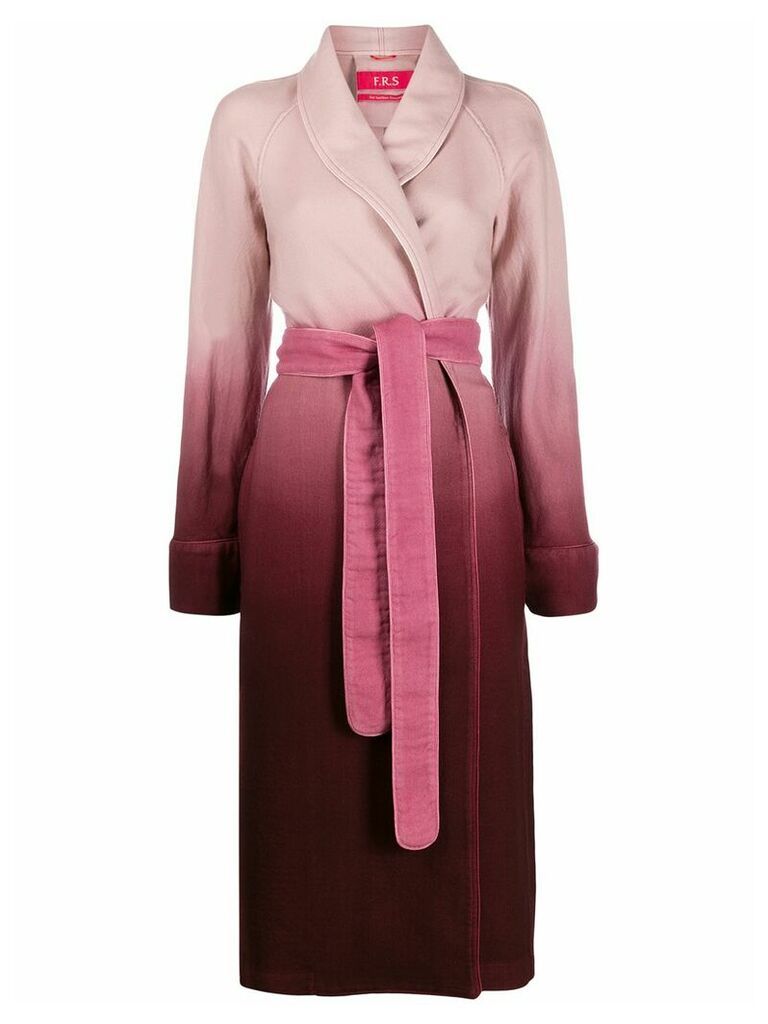 F.R.S For Restless Sleepers ombré robe coat - PINK