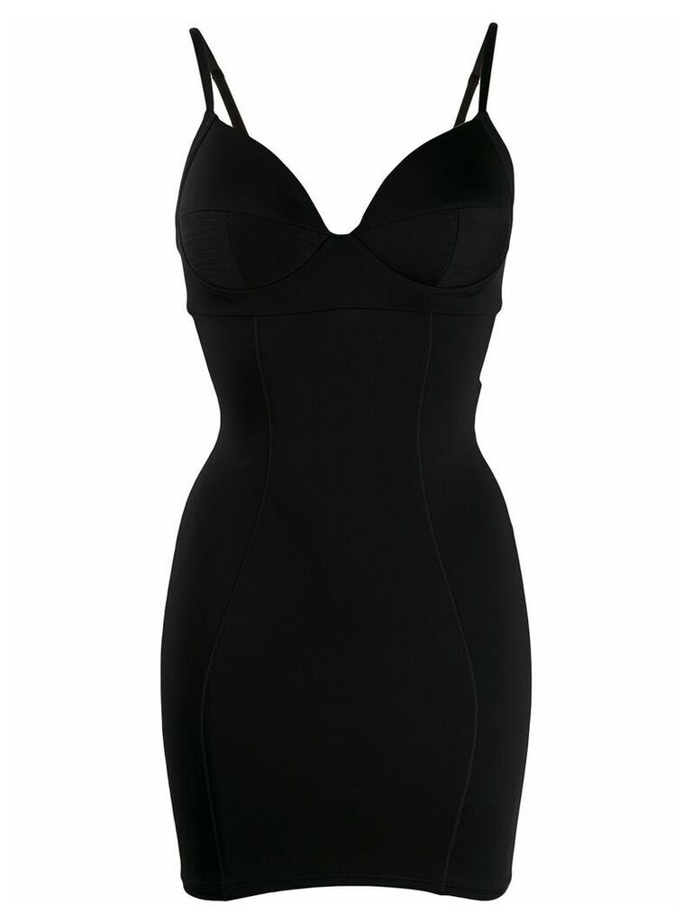 Murmur bustier short dress - Black