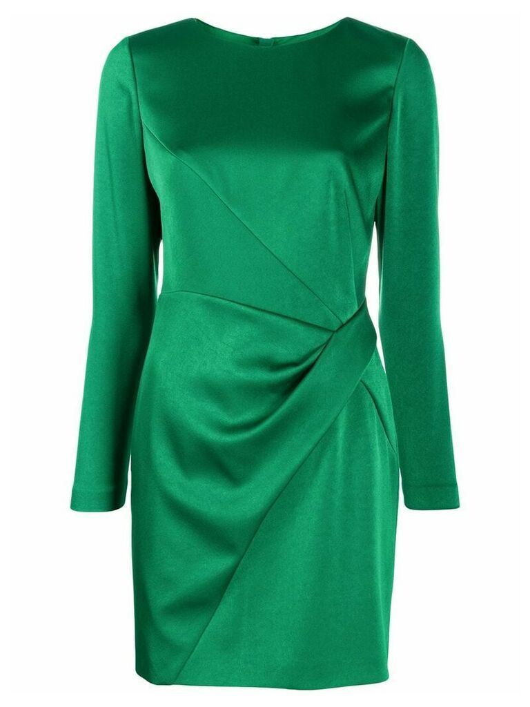 Paule Ka satin panelled cocktail dress - Green