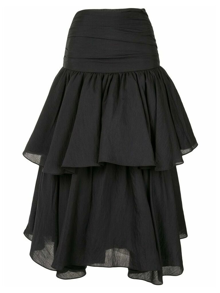 Acler Suki draped skirt - Black