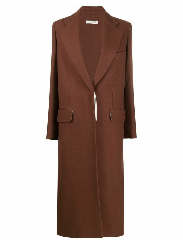 Boon The Shop single-breasted tailored coat - Brown