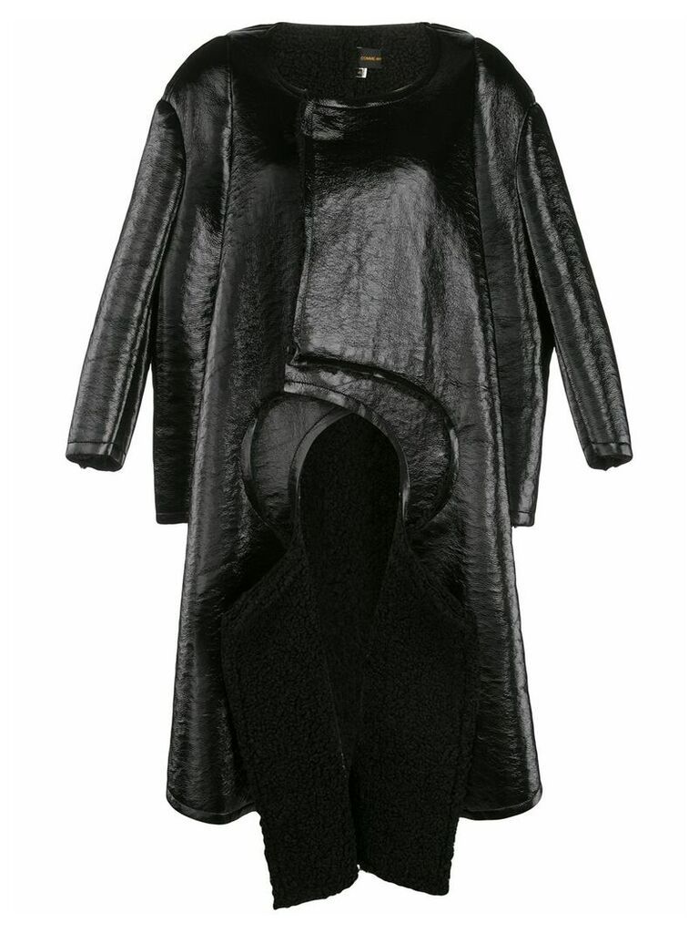 Comme Des Garçons double-sleeve flared coat - Black