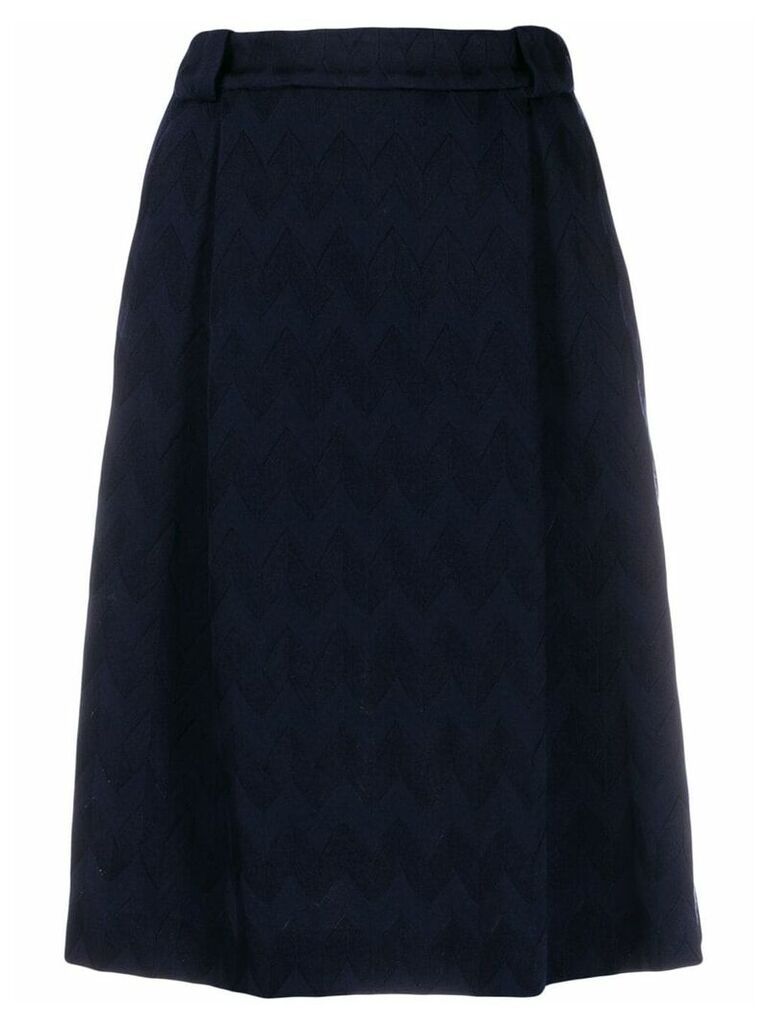 Missoni woven A-line skirt - Blue