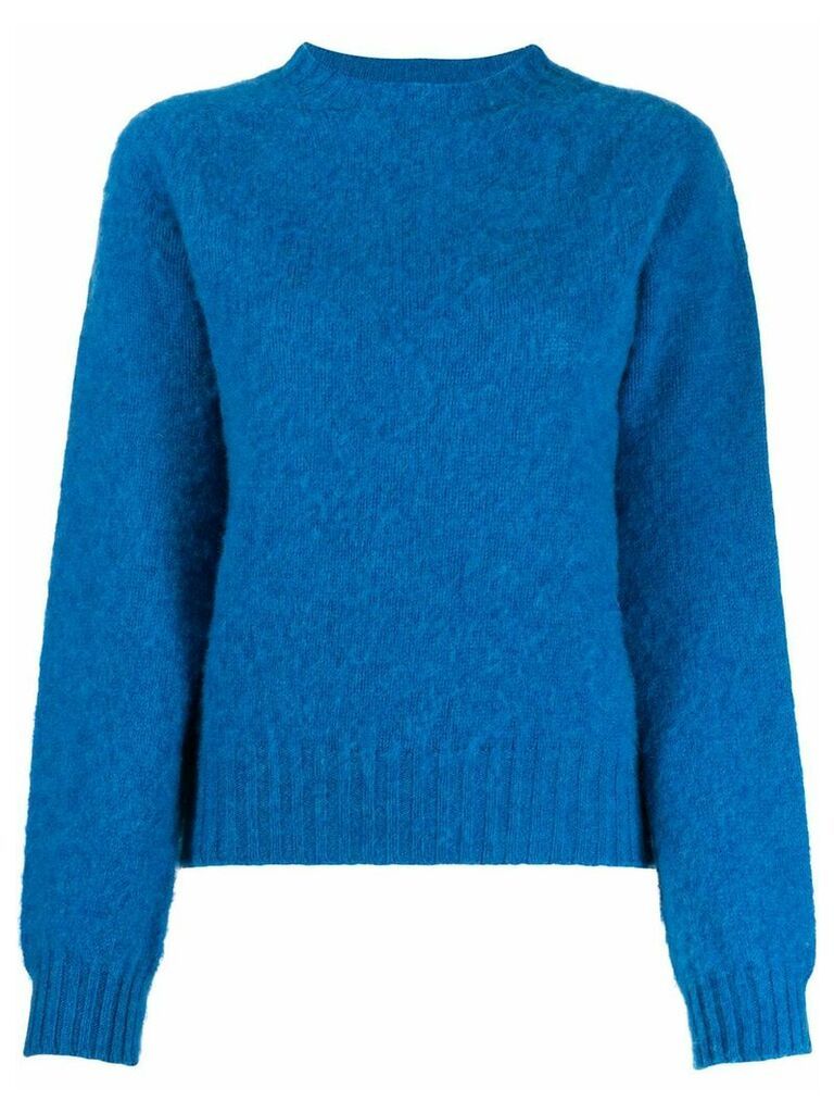 YMC crew-neck knit sweater - Blue