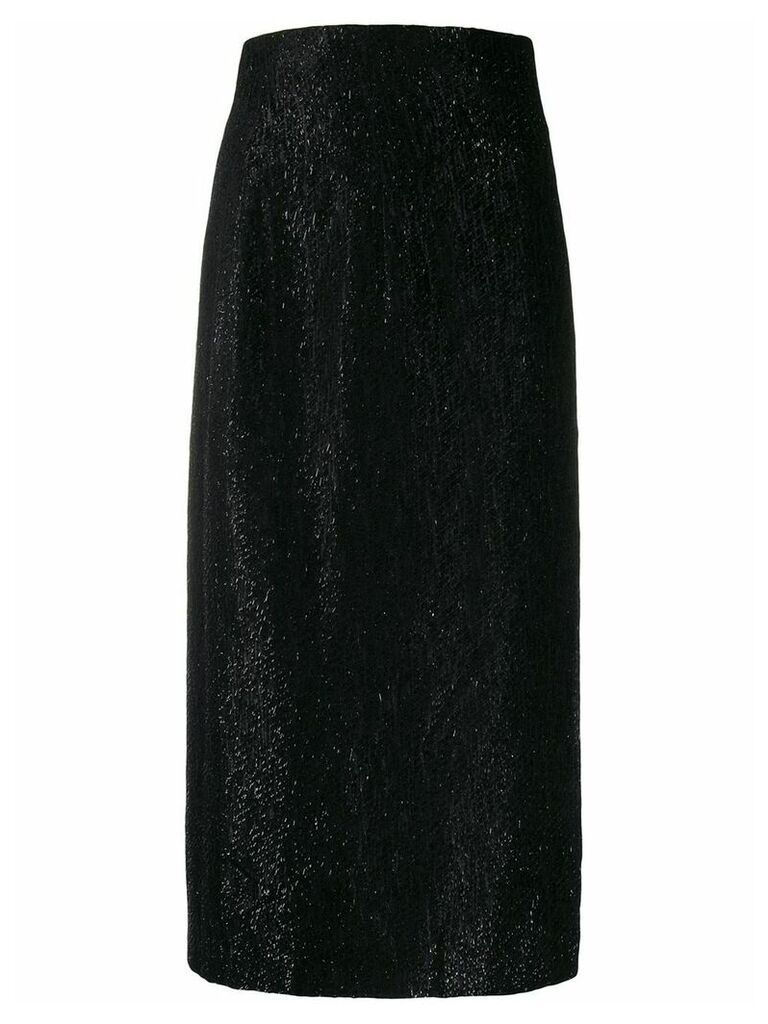 16Arlington high waist lurex skirt - Black