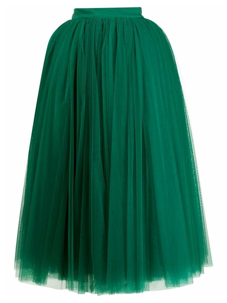 Dolce & Gabbana circle tulle skirt - Green