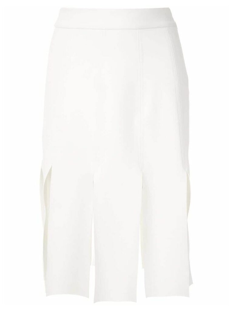 Gloria Coelho straps skirt - White